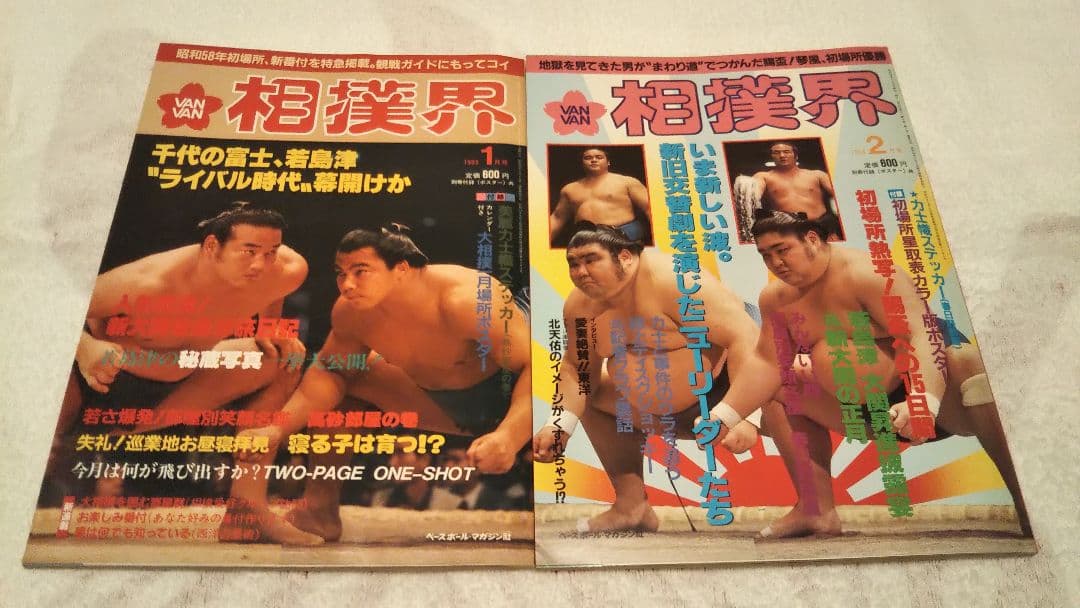 VANVAN相撲界 27冊セット まとめ売り 美品 希少 大相撲 昭和