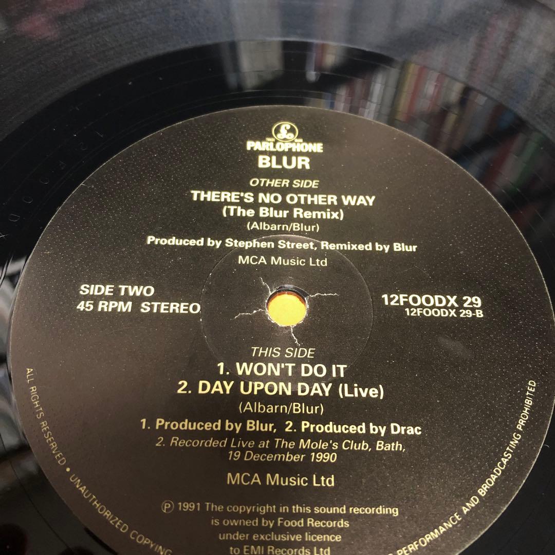 12インチレコードblur/there's no other way remix