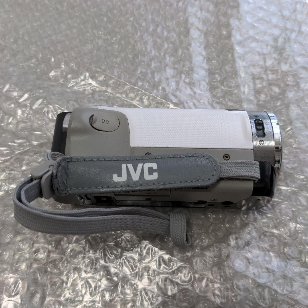 JVC ビデオカメラ本体 GZ-E600-w 動作品 充電器付き