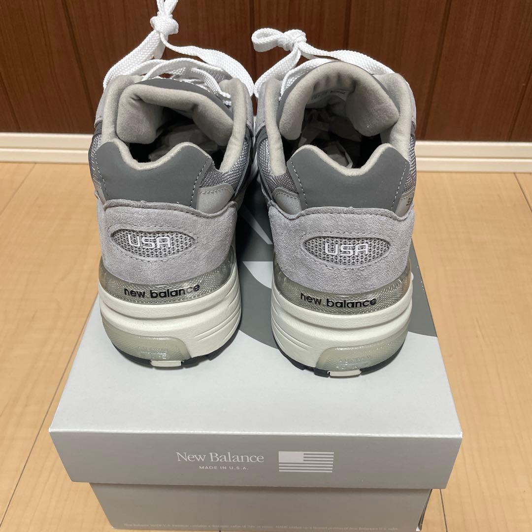 【新品・未使用】New Balance 992 U992GY 26cm
