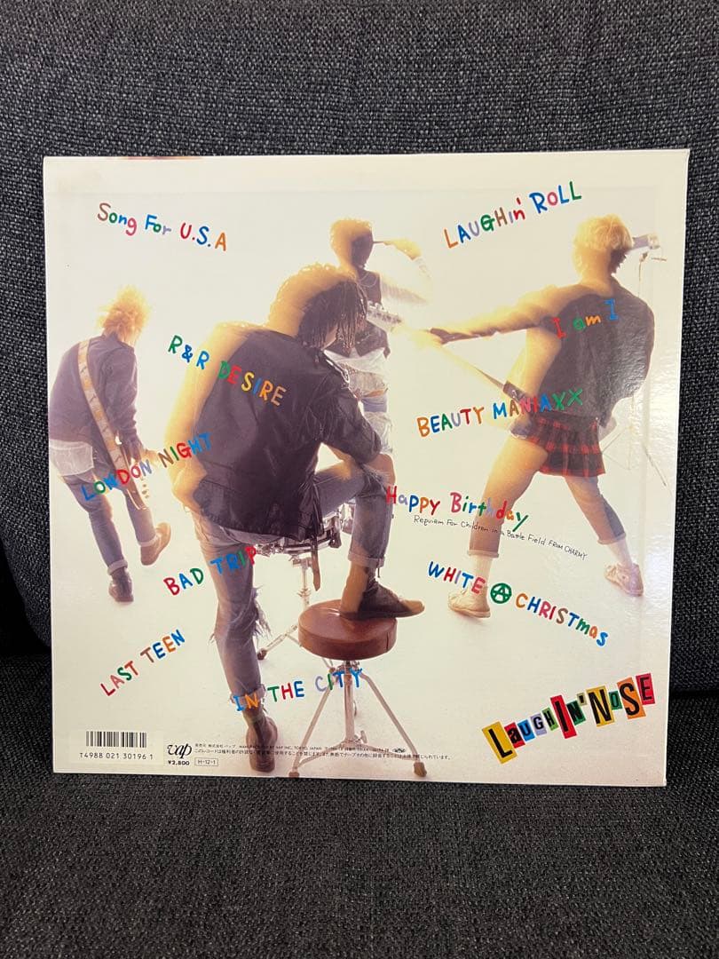 1986年 ラフィンノーズ LAUGHIN’ ROLL 美盤 LP VAP盤