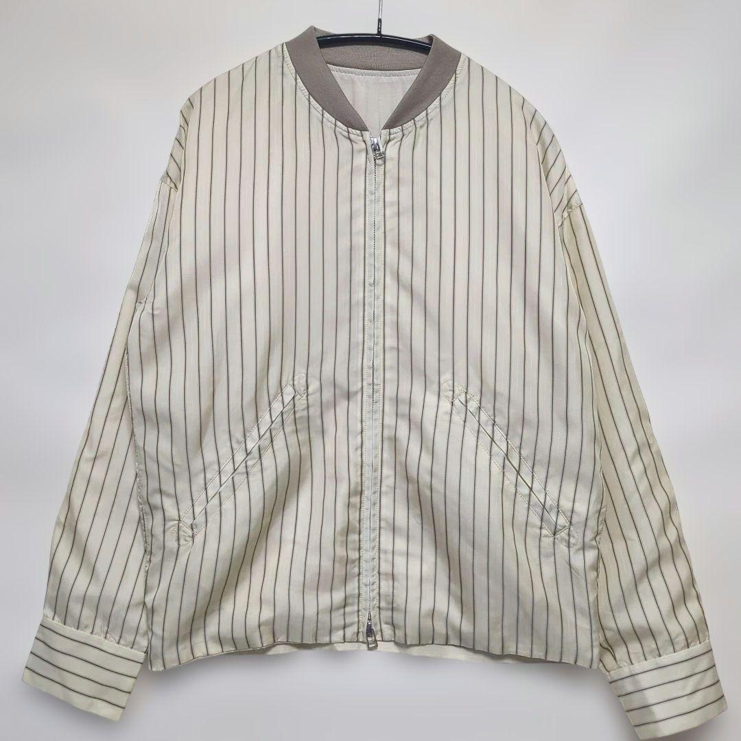 新品✧β MEN ベータメン ダブルジップブルゾン 光沢薄手 Freeサイズ