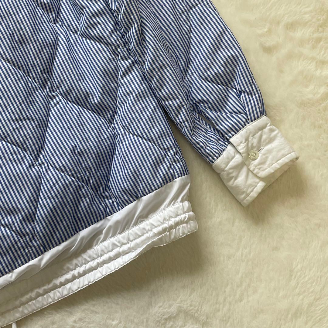 サカイ Quilted Shirt Jacket キルティング ストライプ