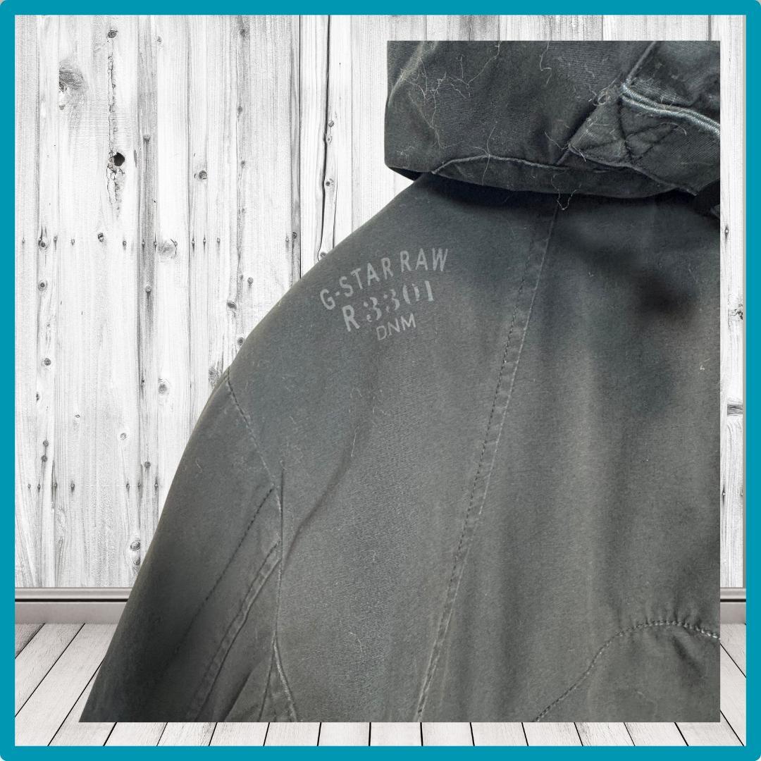 ⭐️お洒落マットブラック⭐️ G-STAR RAW モッズコート 機能性抜群 M