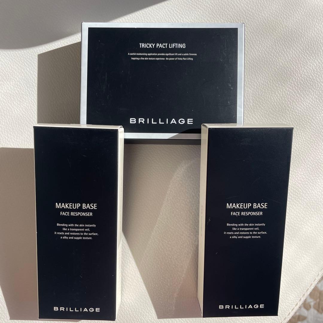 BRILLIAGE メイクアップベース 2個セット➕ファンデーション