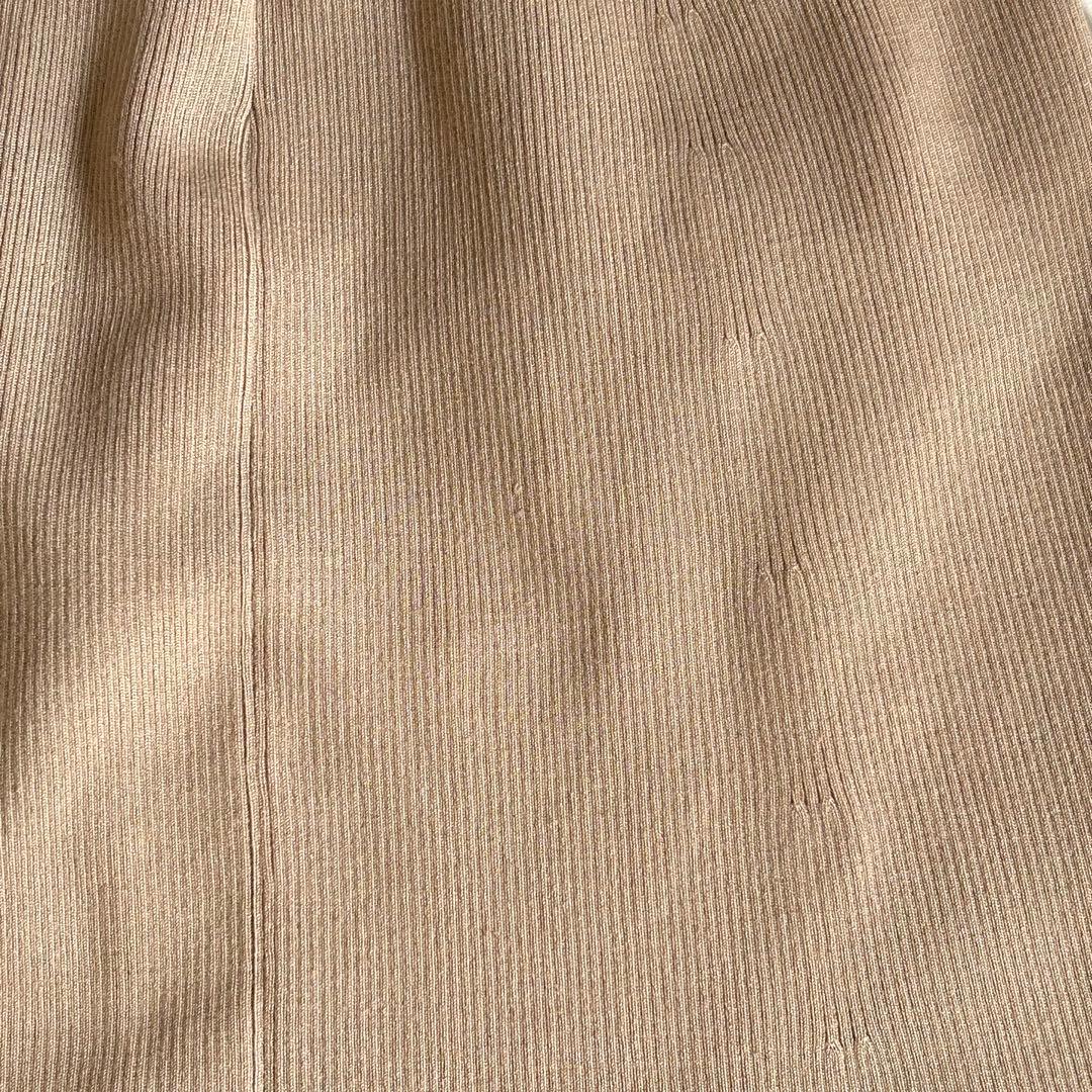 Muse de Deuxieme Classe リブ ニット フレアスカート