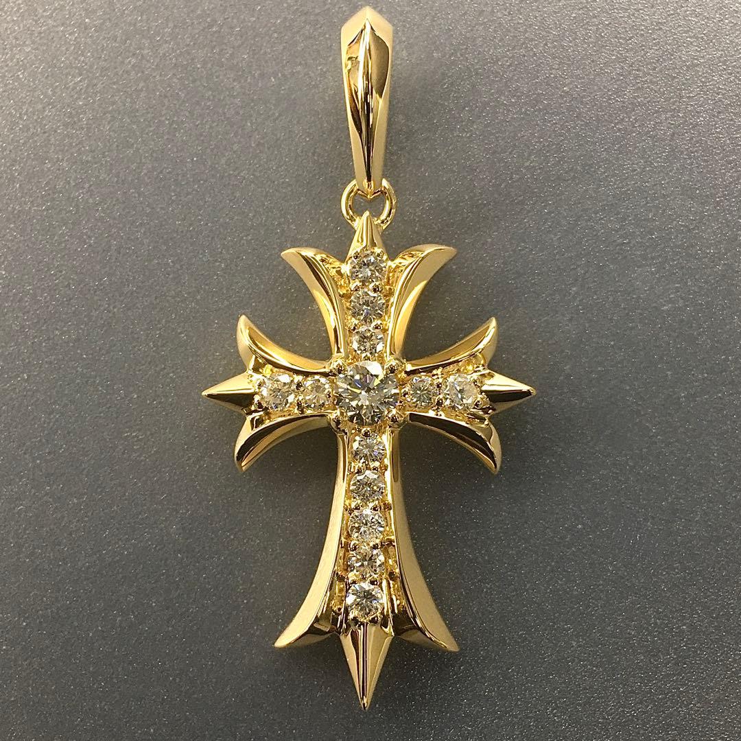 K18 スペシャルクロス ダイヤ0.73ct【鑑定書付】