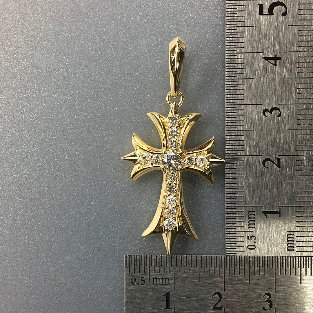 K18 スペシャルクロス ダイヤ0.73ct【鑑定書付】