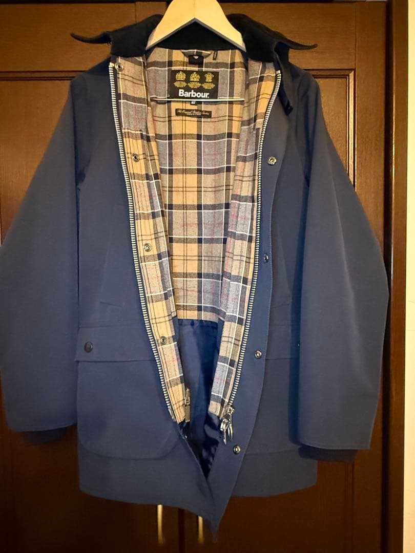 美品 Barbour BEDALE SL 2レイヤー ネイビー サイズ40