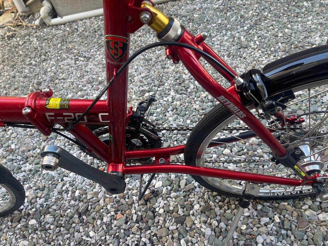 KHS F-20RC Tiagra 2×10s 折りたたみ自転車 レッド