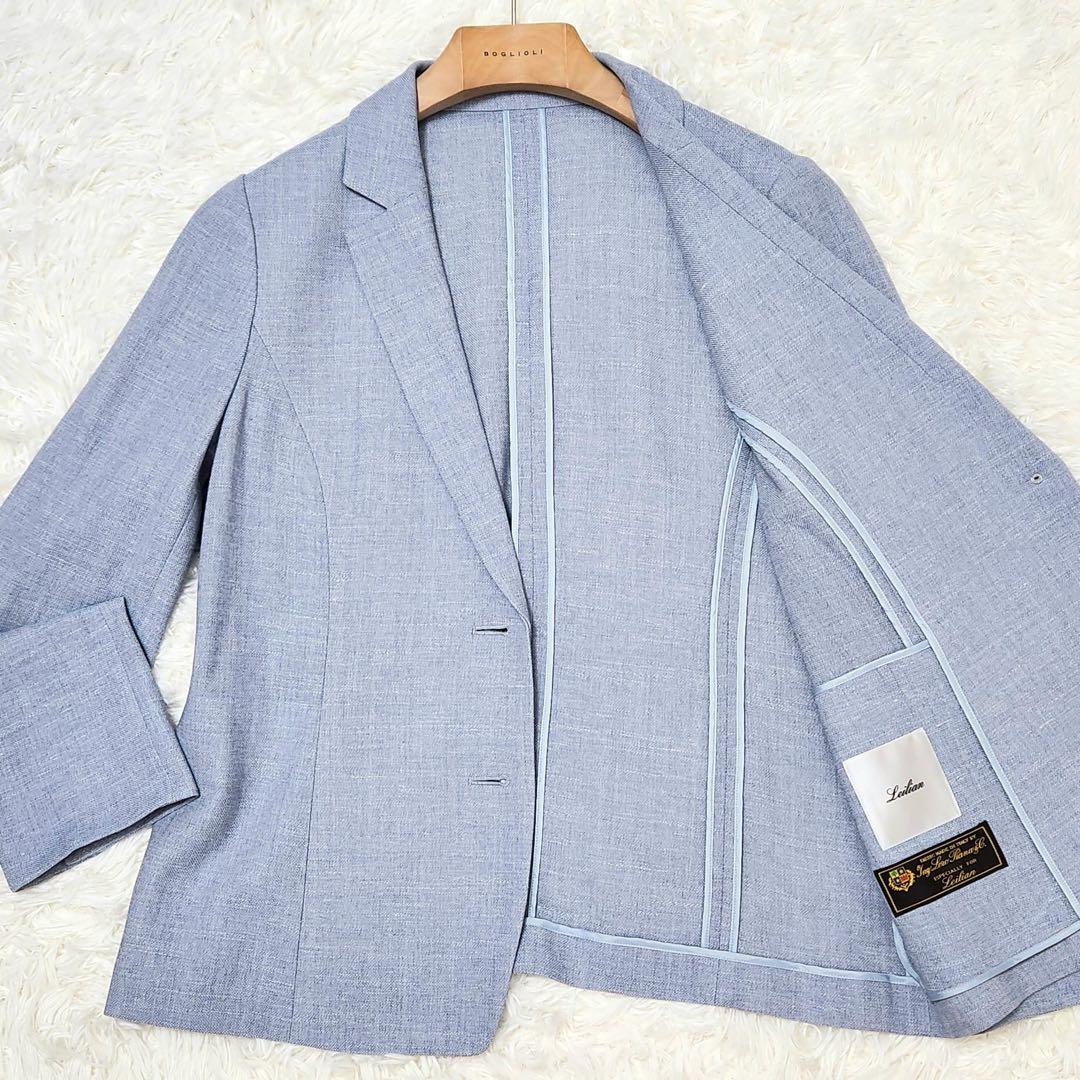 Leilian × Loro Piana リネン シルク テーラードジャケット