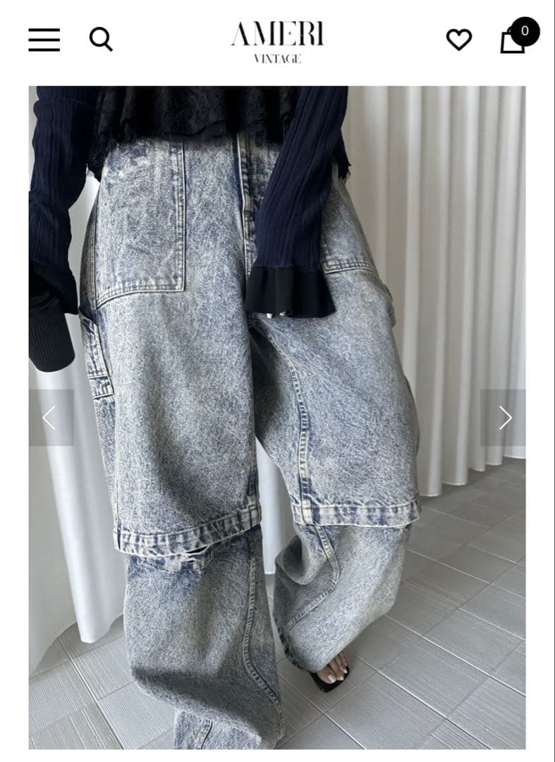 美品★ MEDI 2WAY REMOVE DENIM PANTS