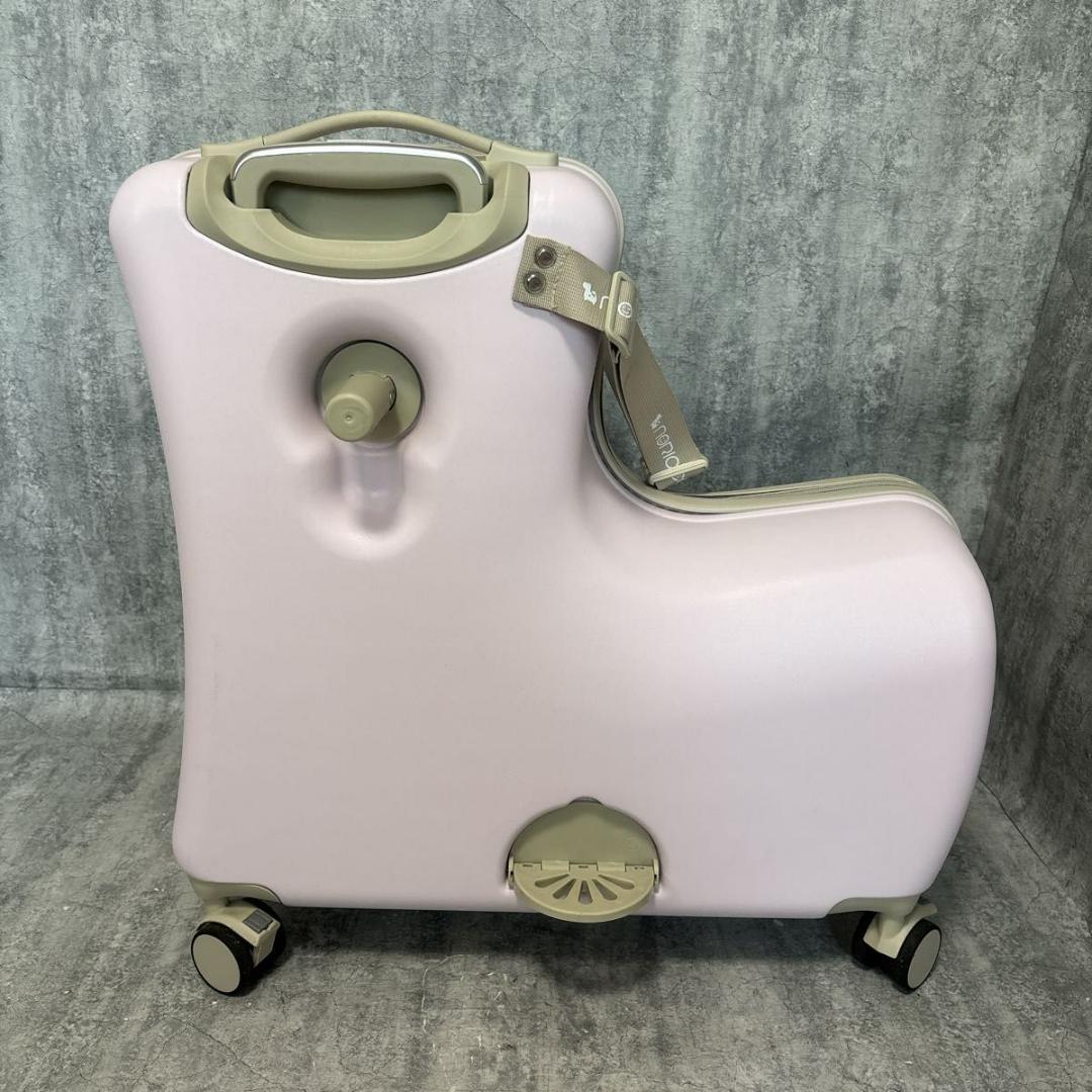 【美品】NORICCO ノリッコ 子供乗れるスーツケース　パステルピンク