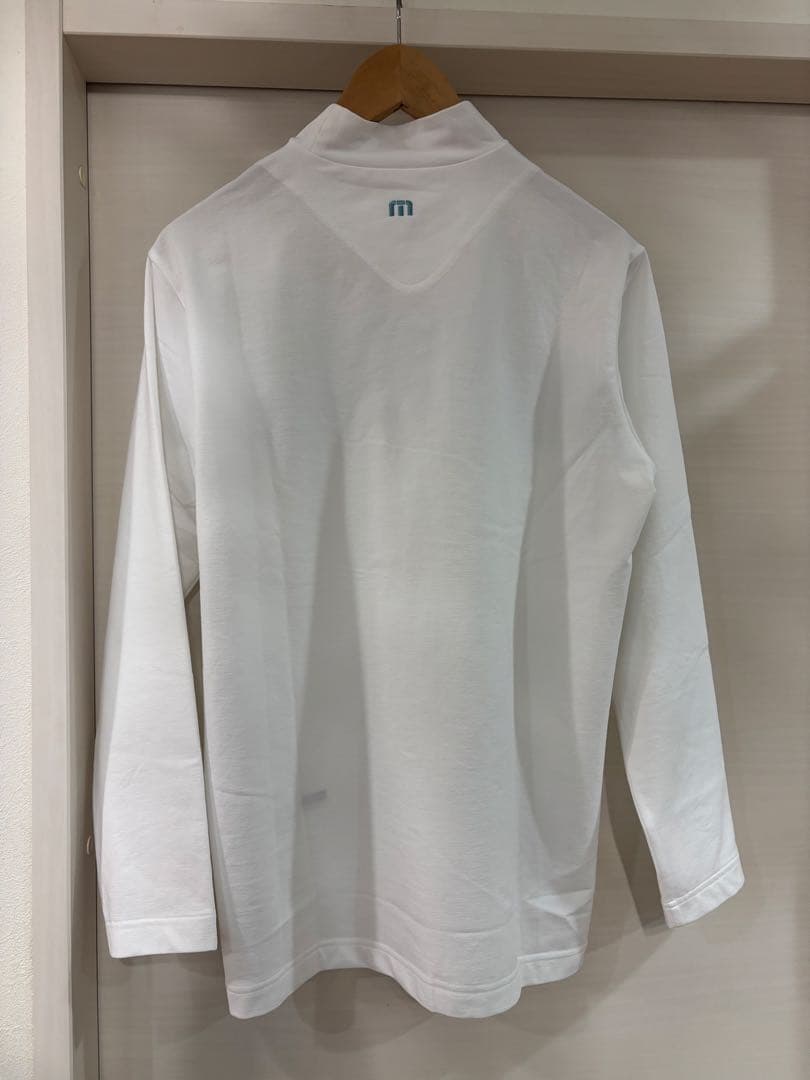 新品　TRAVISMATHEW モックネック　L ホワイト　トラビスマシュー