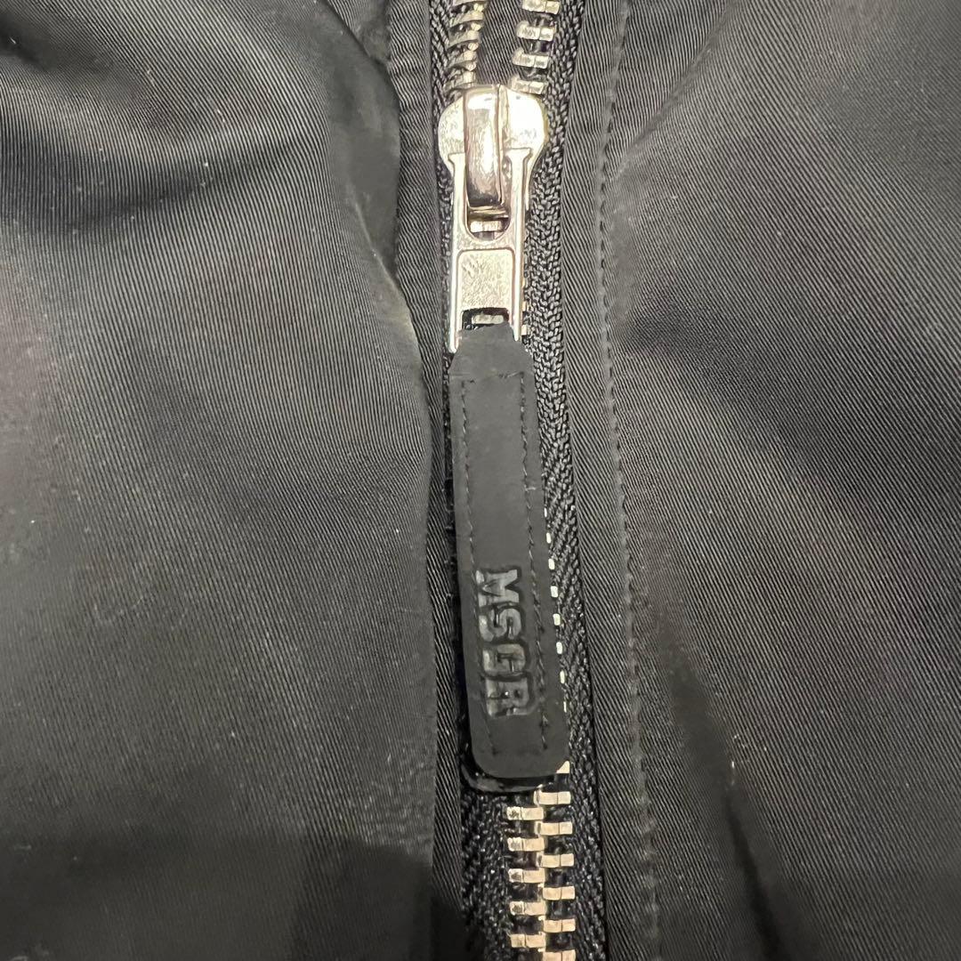 ⭐️激レア⭐️MSGR フライトジャケット　ミリタリー　ＭＡ１　全面ジッパー　黒 Ｆ