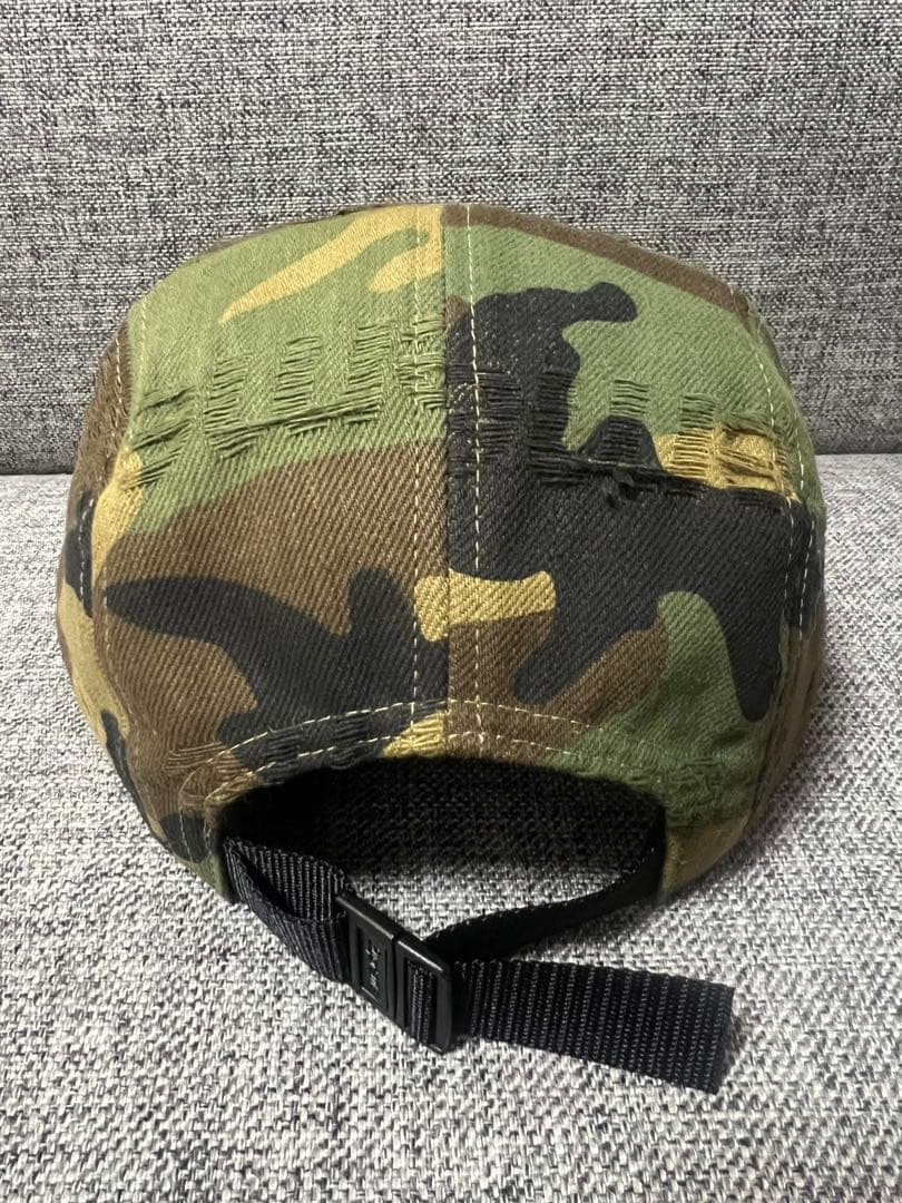 帽子 Supreme Jacquard Logos Denim Camp Cap