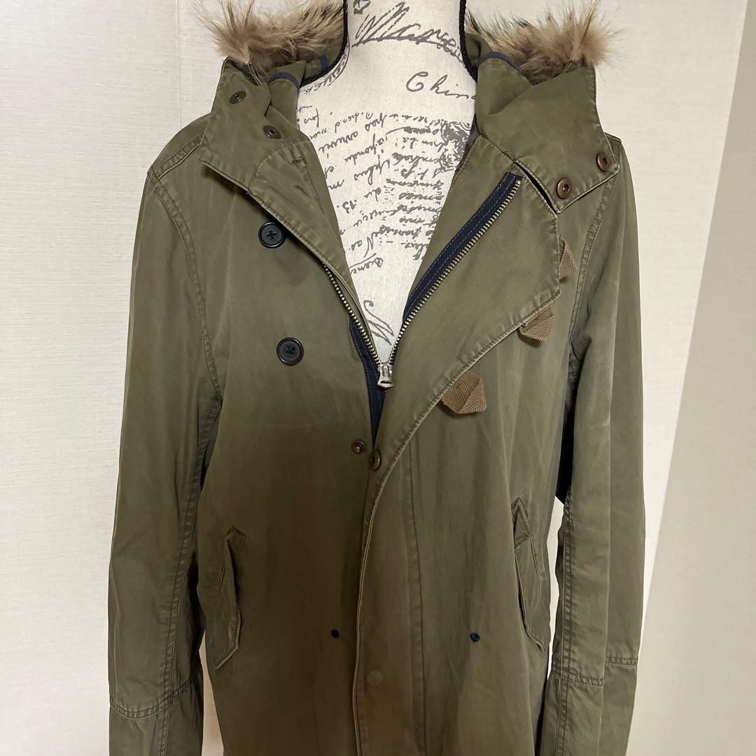R.NEWBOLD アールニューボールド ファー付 モッズコート