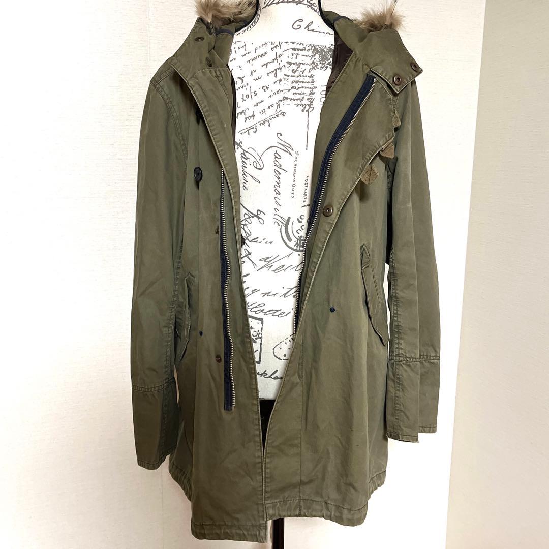 R.NEWBOLD アールニューボールド ファー付 モッズコート