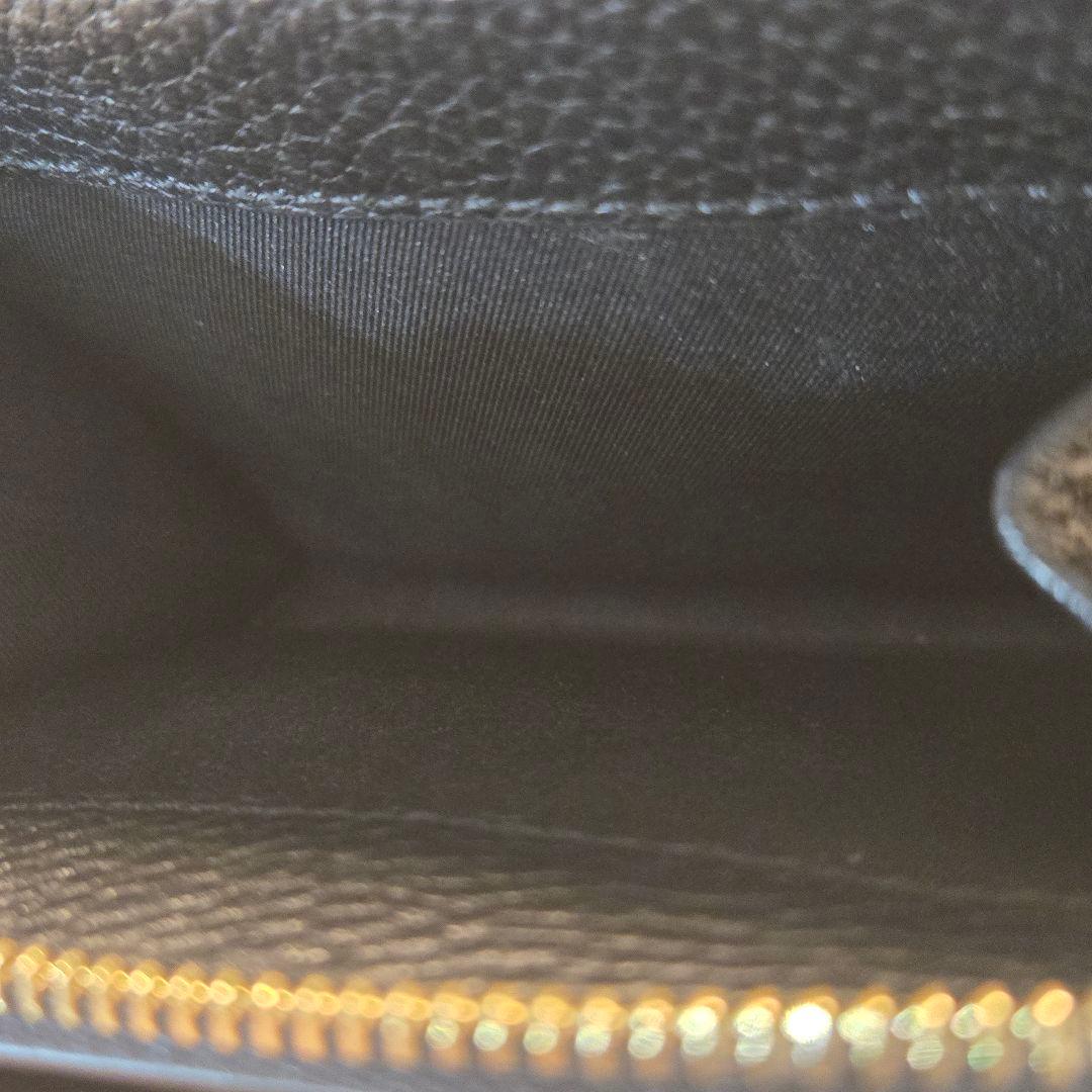 美品　Tory Burch　トリーバーチ　レザー　財布　ラウンドジップ　黒