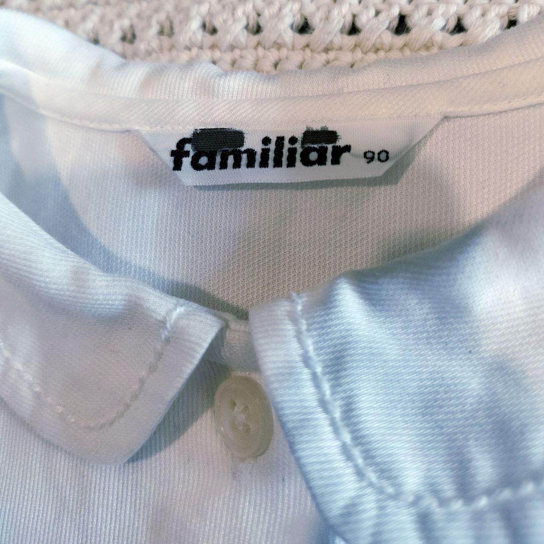 【3点セット】familiar アンサンブル ワンピース ボレロ ブラウス 90