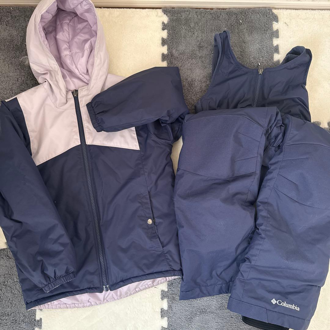 Columbia リバーシブルスノーウェアセット　XS 120センチ