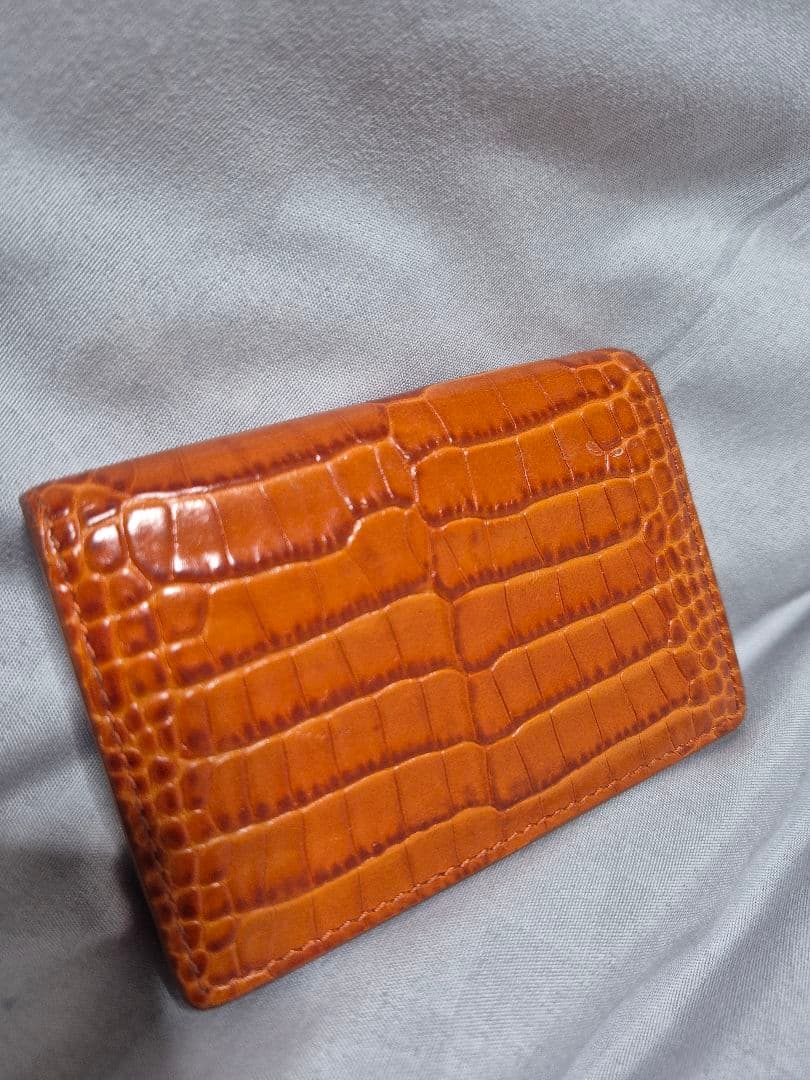 *英国王室御用達*SMYTHSON クロコダイルレザー 名刺入れ
