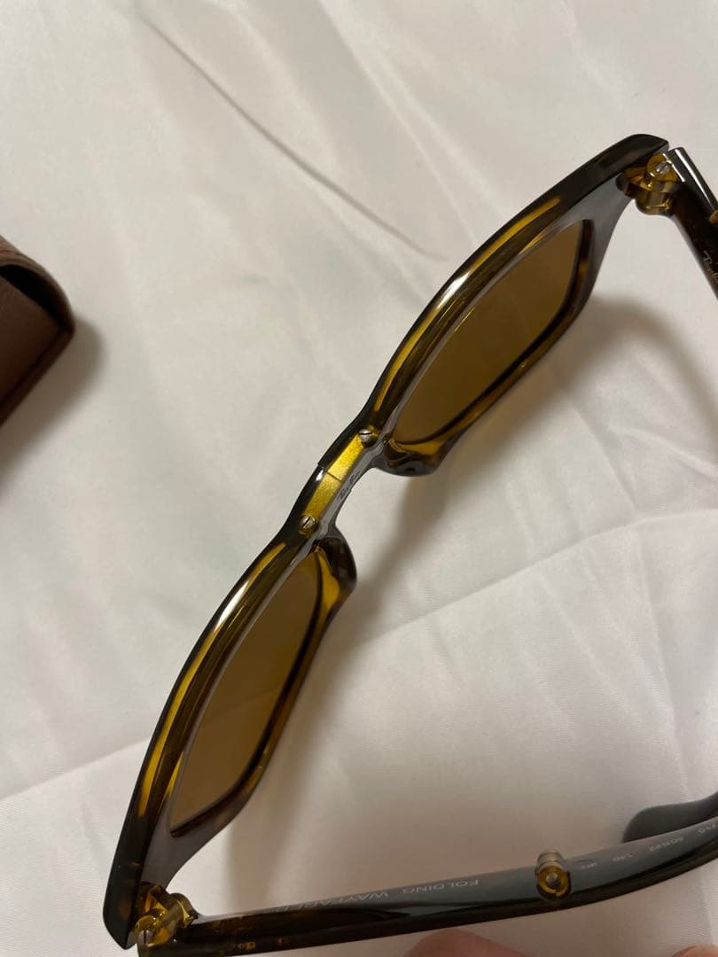 レイバン　Ray-ban サングラス　折り畳み　ブラウン　べっ甲　4105