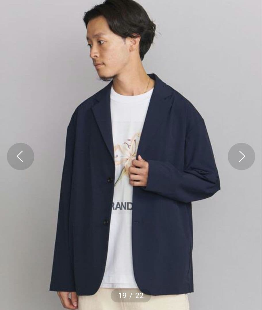 大人気★ユナイテッドアローズ　360リラックス 2B ジャケット　1.5万　L
