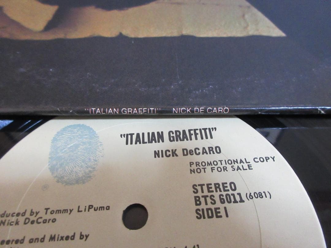 ★NICK DECARO / ITALIAN GRAFFITI★US Org.