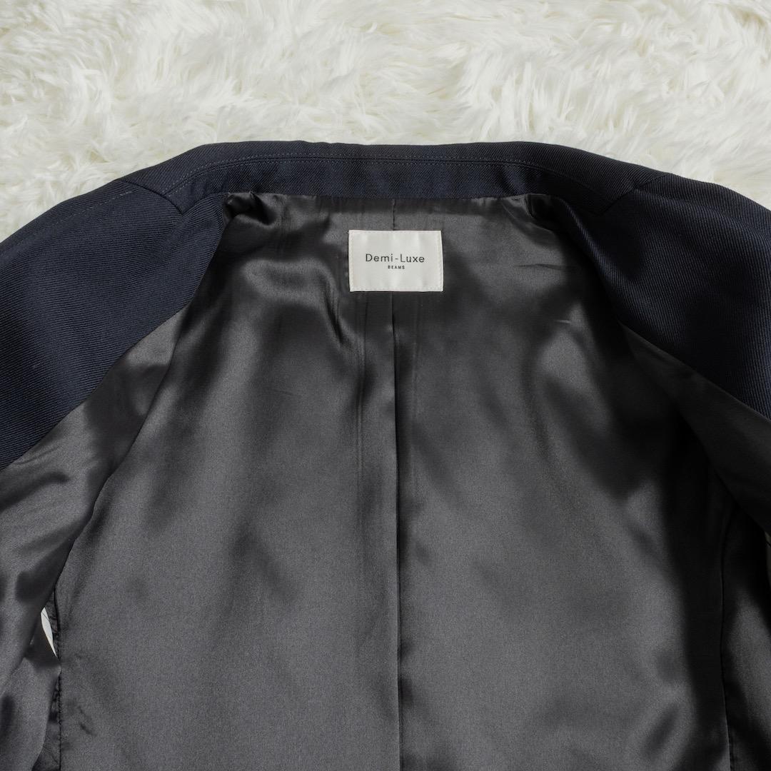 美品 Demi-Luxe BEAMS ドライギャバジン ダブルジャケット 36