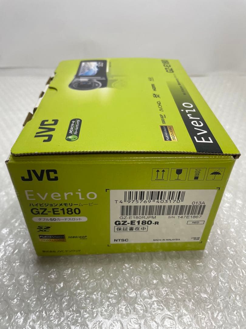 【動作確認済】JVC Everio GZ-E180本体 SD16GB 付属品多数