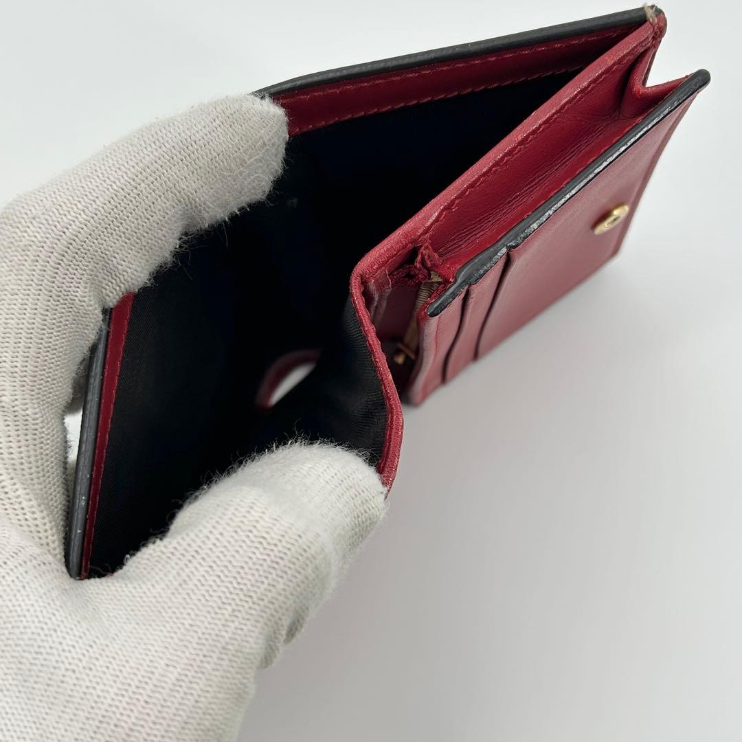 美品✨グッチ 折り財布 ミスティックキャット スプリーム PVC ベージュ