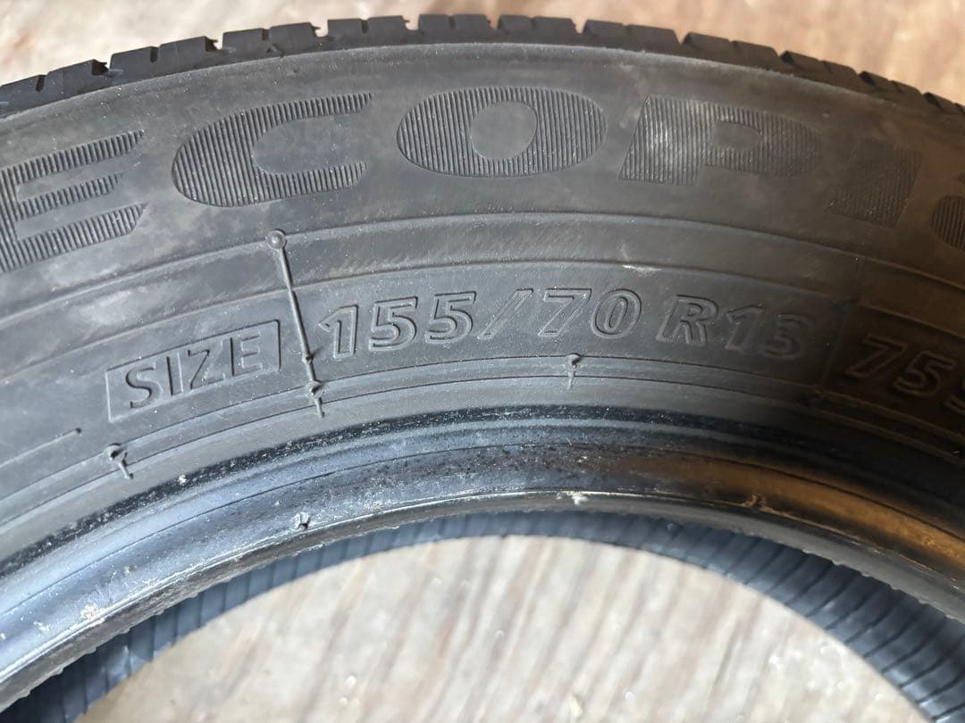 24年製　ブリヂストンエコピアNH200c　155/70R13 　4本