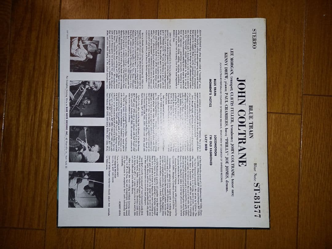 洋楽 john coltrane BLUE TRAIN blue note1577US