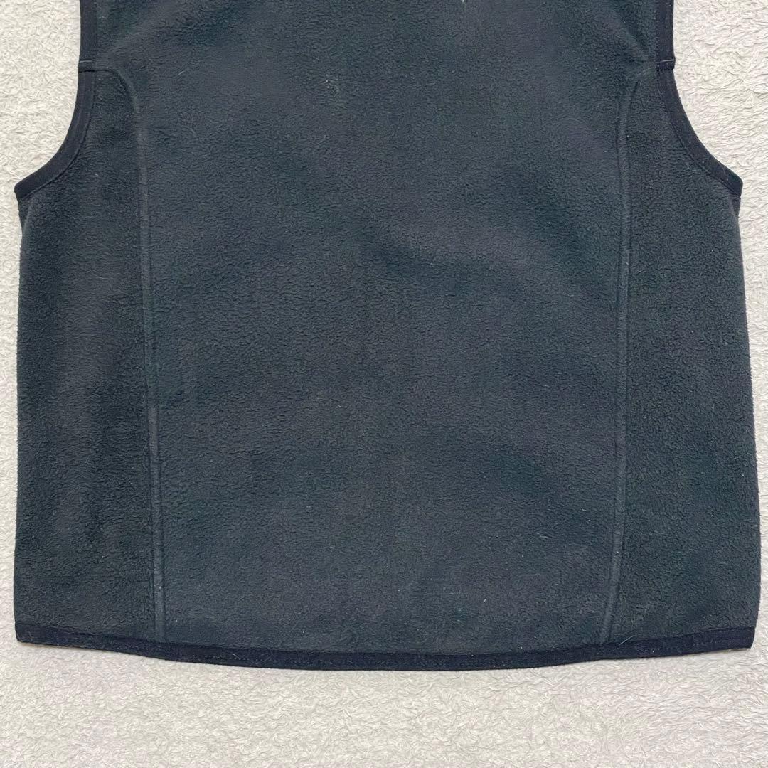 NIKE ACG フリースベスト　90s 黒タグ　ロゴ刺繍　ジップアップ　S