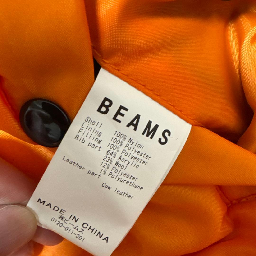 BEAMS MA-1 XL ブルゾン　ブラック