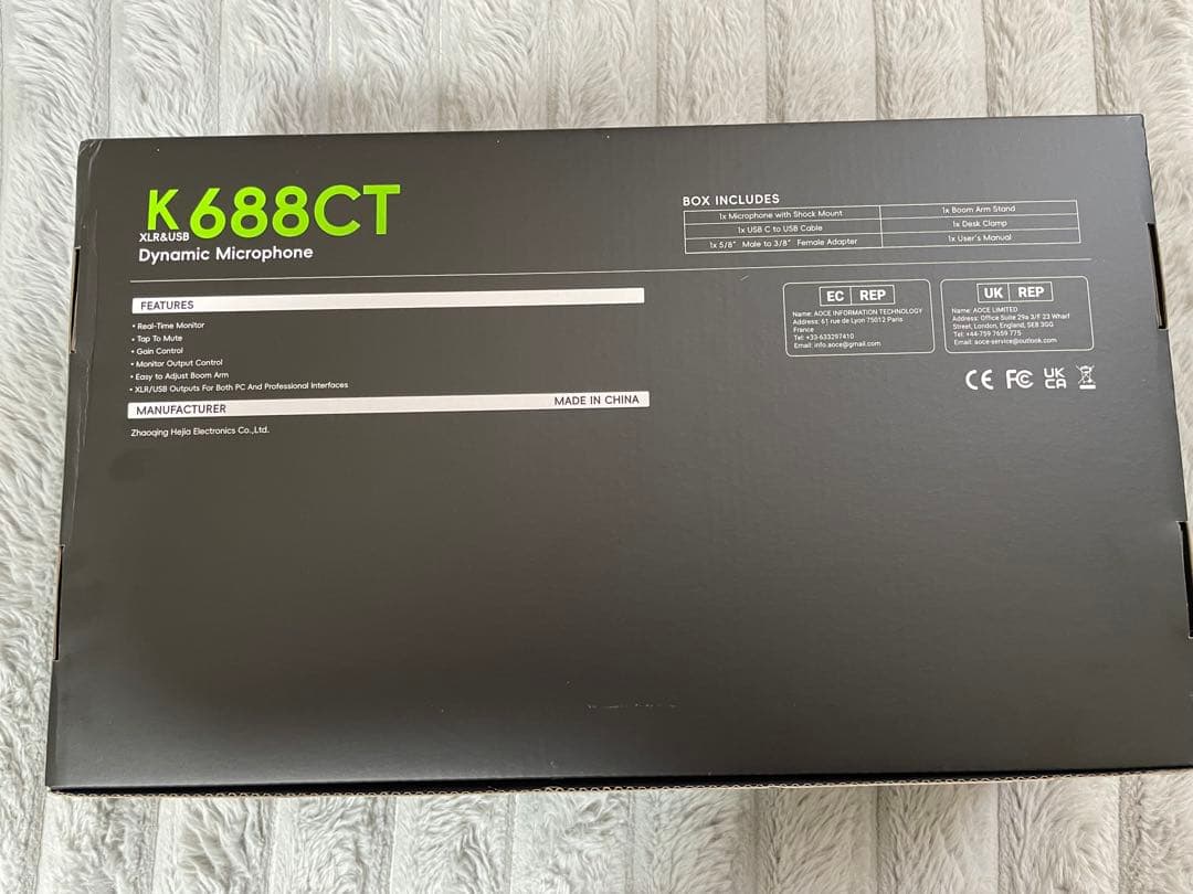 り*様 K688CT ダイナミックマイク USB/XLR接続