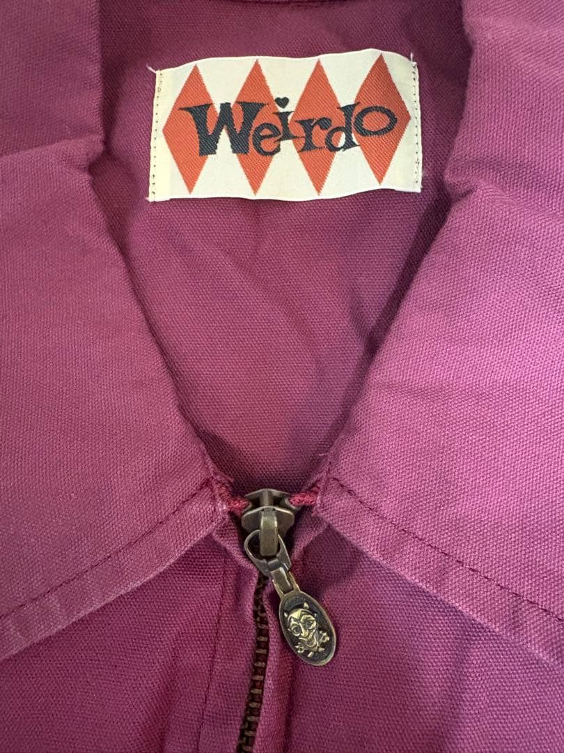 WEIRDO 胸プリントロゴ　スイングトップブルゾン