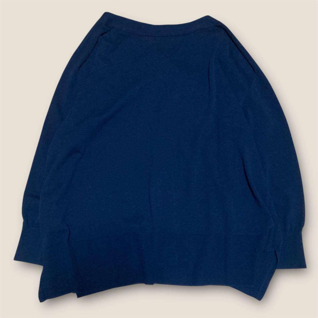 スピックアンドスパン　ICECOTTON 2wayオーバーサイズカーディガン