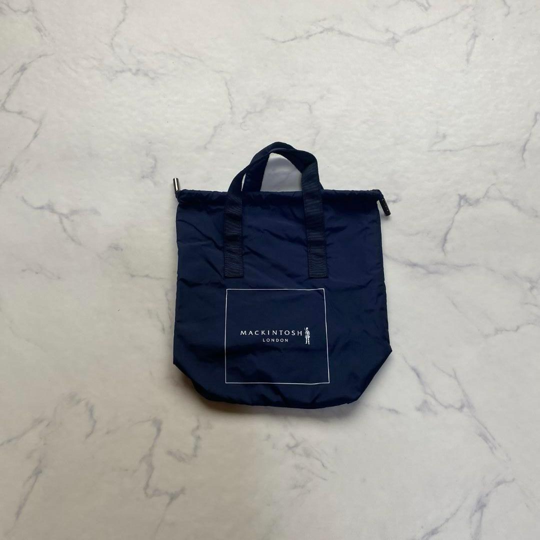 美品✨マッキントッシュロンドン RESFON ナイロンタフタコート40 紺