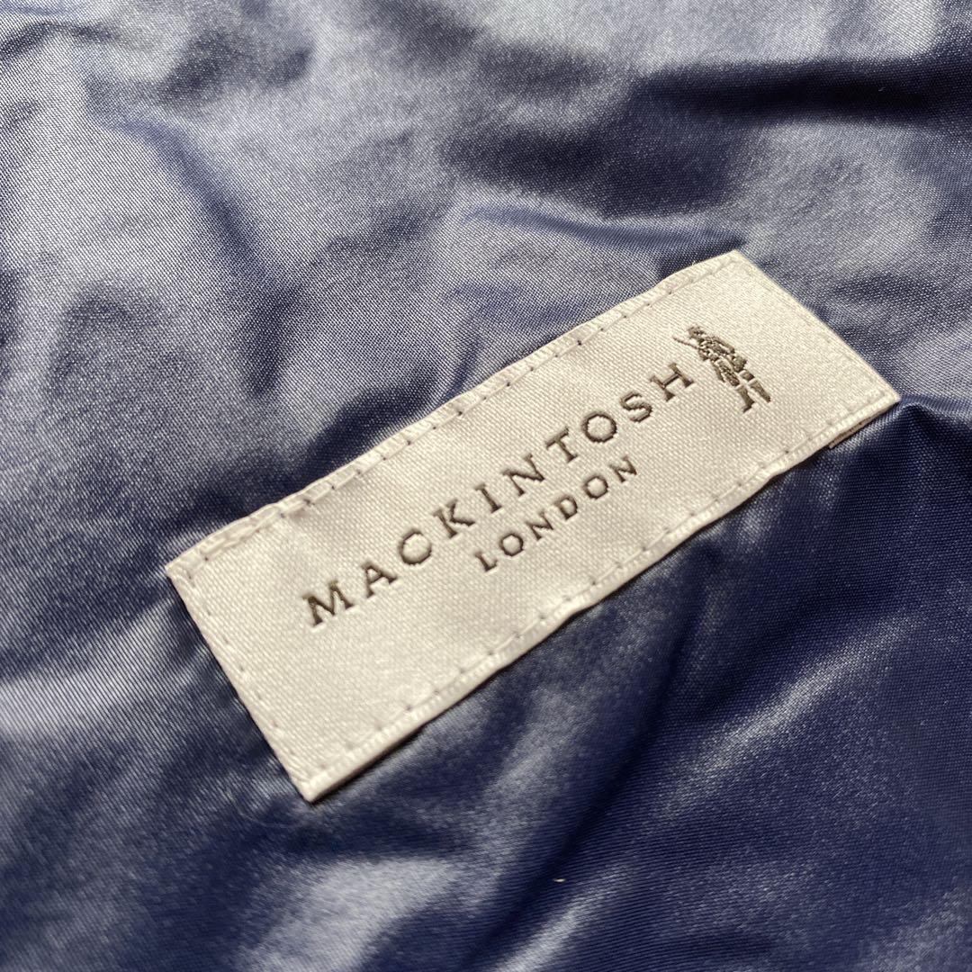 美品✨マッキントッシュロンドン RESFON ナイロンタフタコート40 紺
