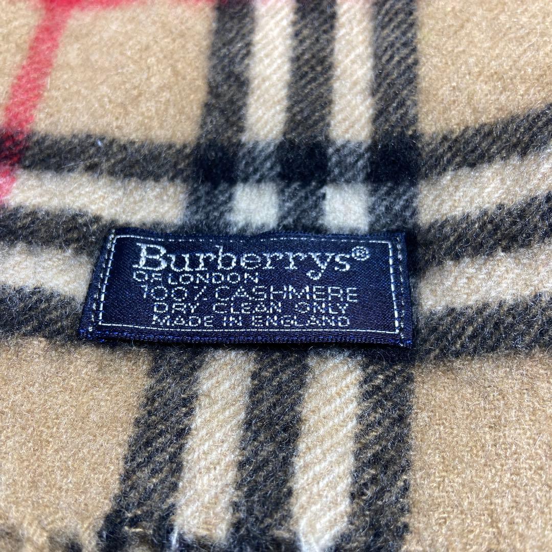 BURBERRYS LONDON ノバチェック マフラー カシミヤ 100%