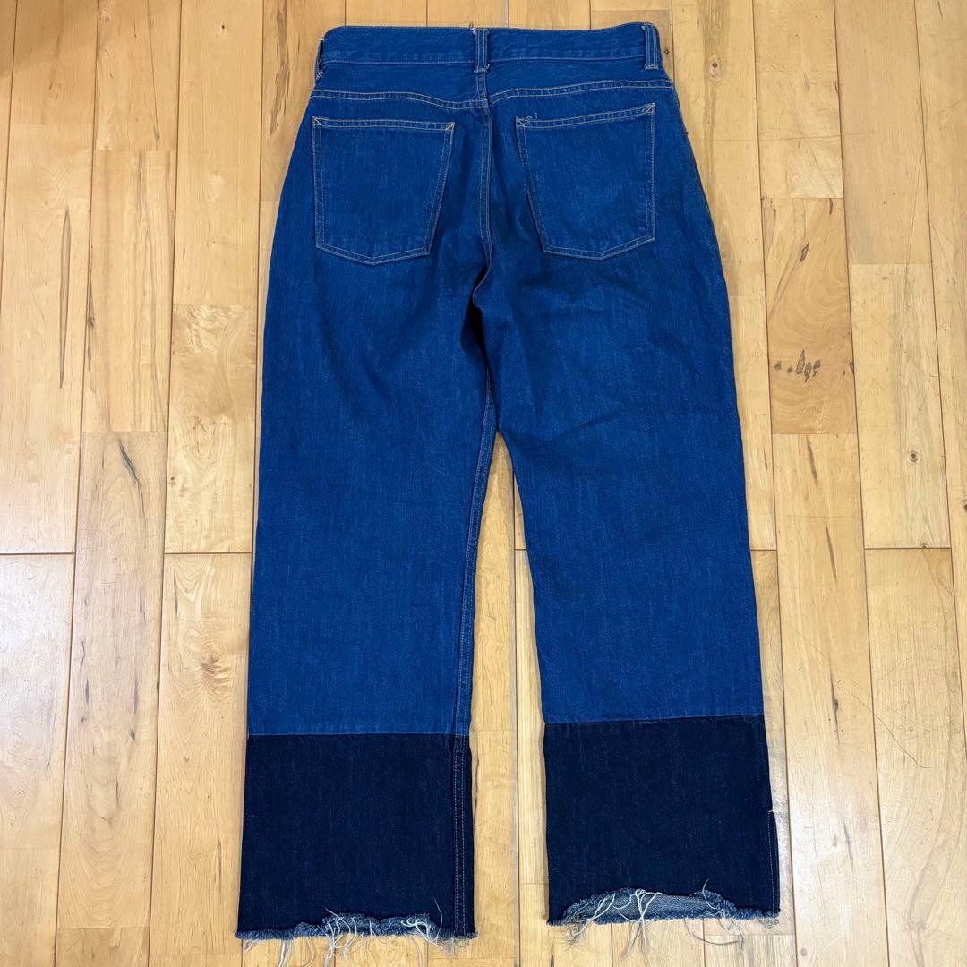 ☆PHEENY☆DENIM WIDE TUCK SLACKS　デニムパンツ　M