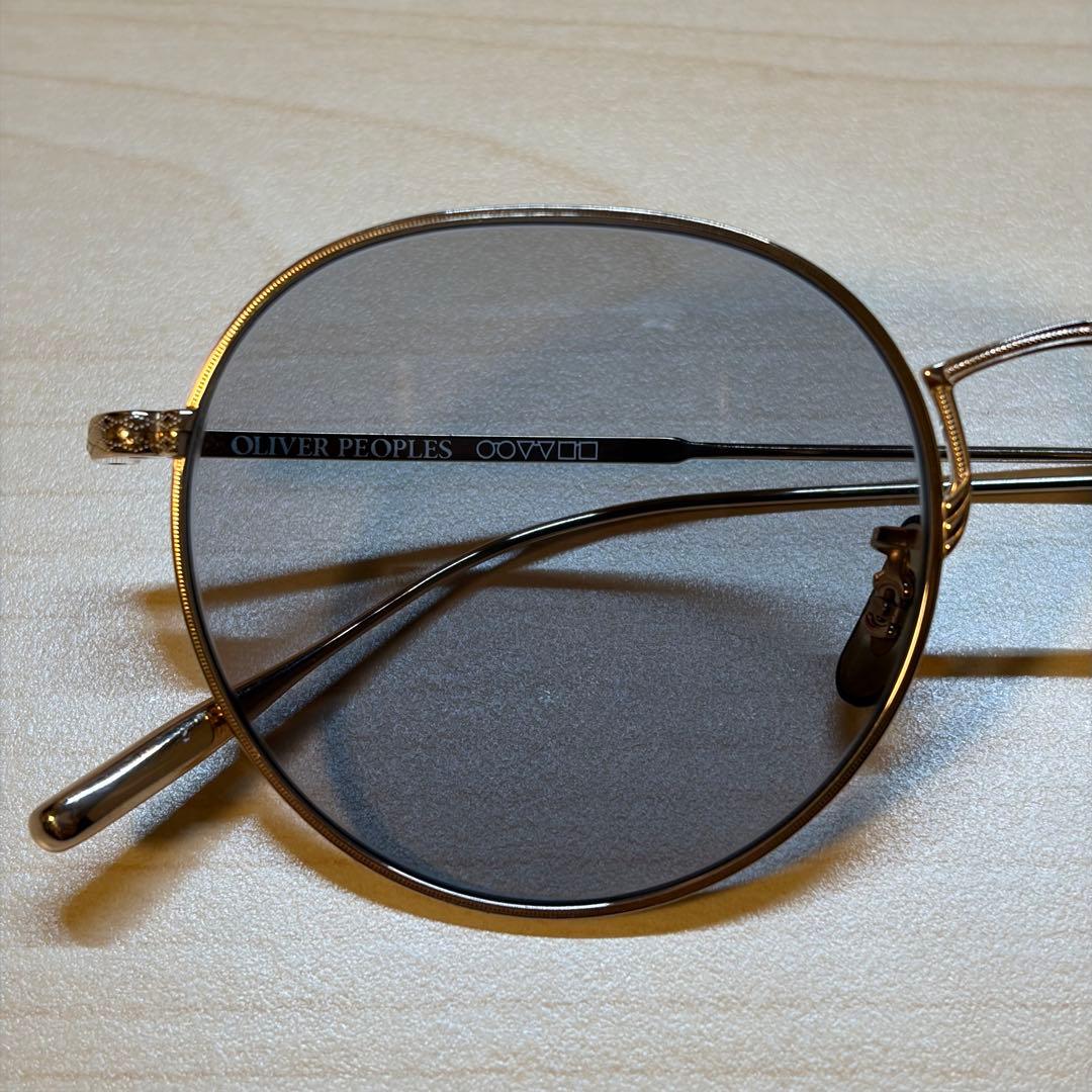 美品 Oliver peoples Rossen ゴールドフレーム