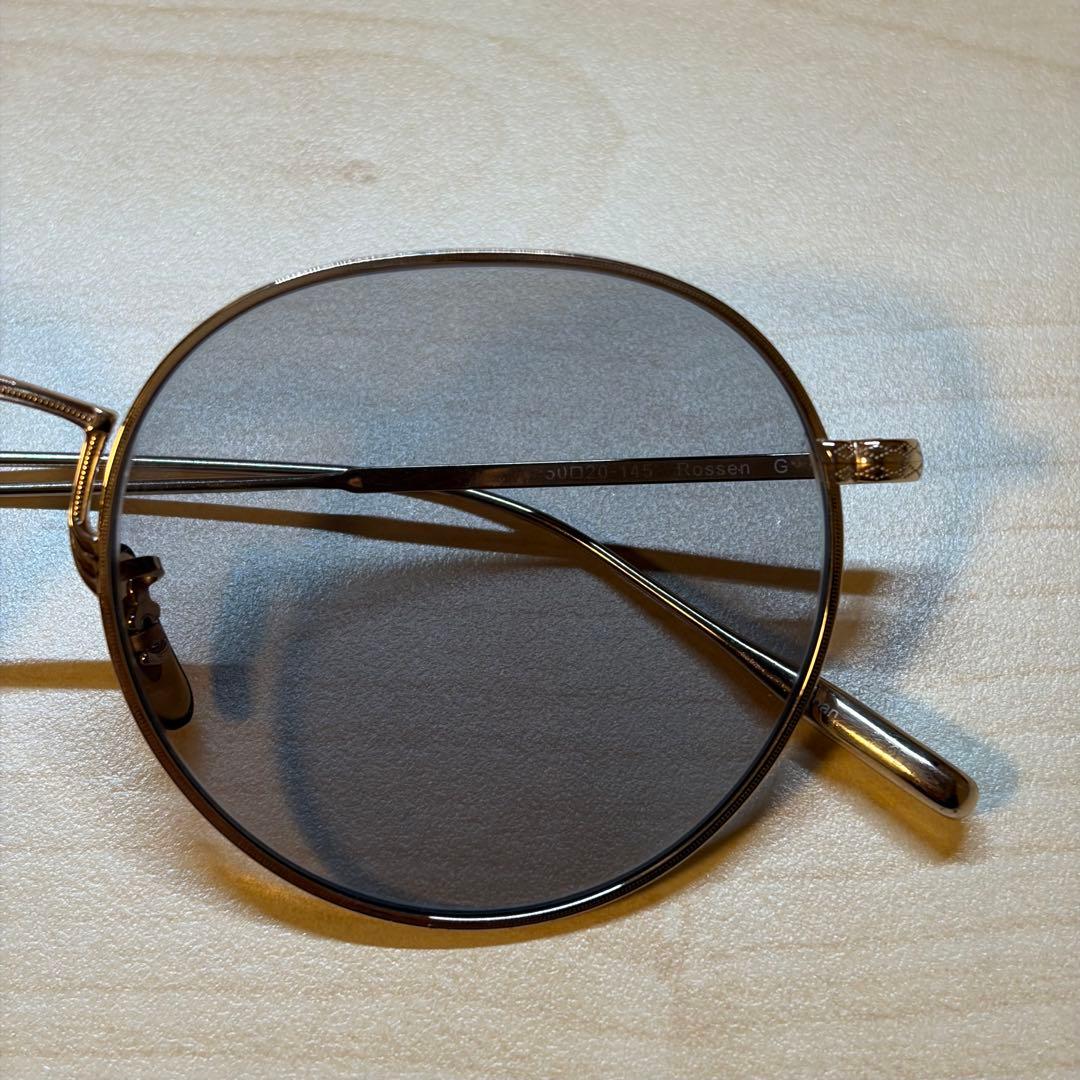 美品 Oliver peoples Rossen ゴールドフレーム