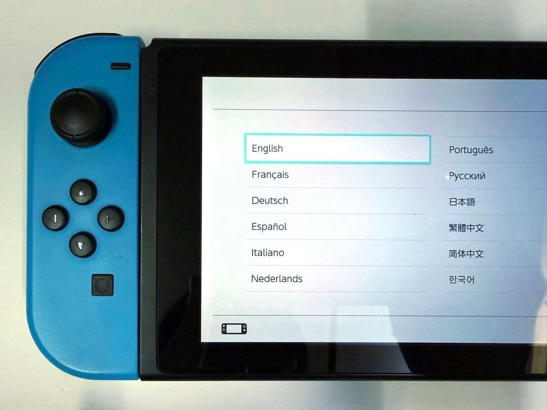 完備品 Nintendo Switch 本体 グレー　+青/黄