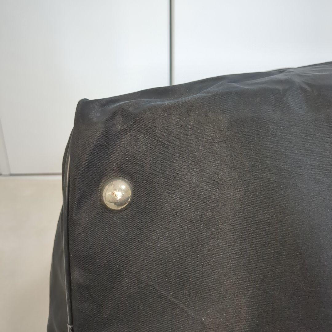 美品 PRADA ボストンバッグ 2way ブラック 三角ロゴ テスートナイロン