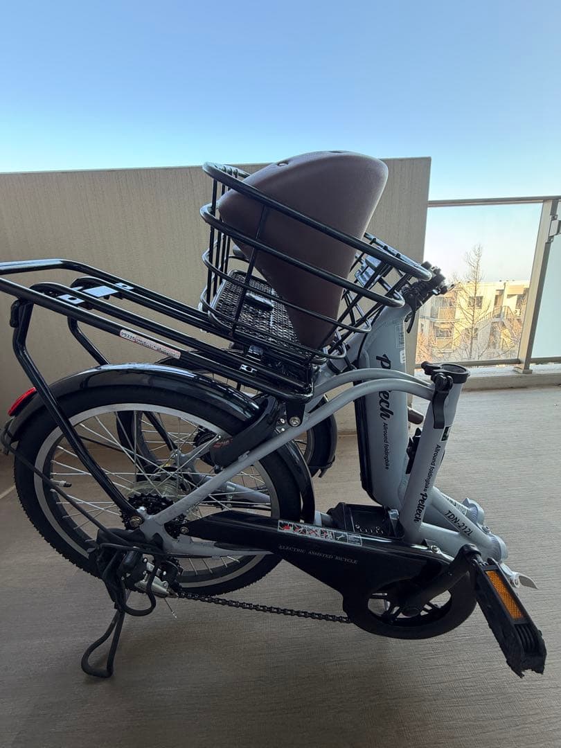 ペルテック 電動折り畳み自転車 TDN-212L