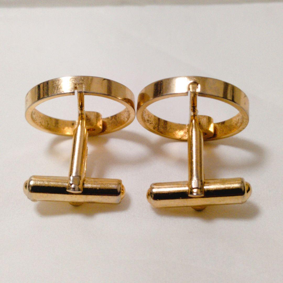 美品　dunhill　カフスボタン　タイチェーン　ゴールド　dロゴ　箱あり