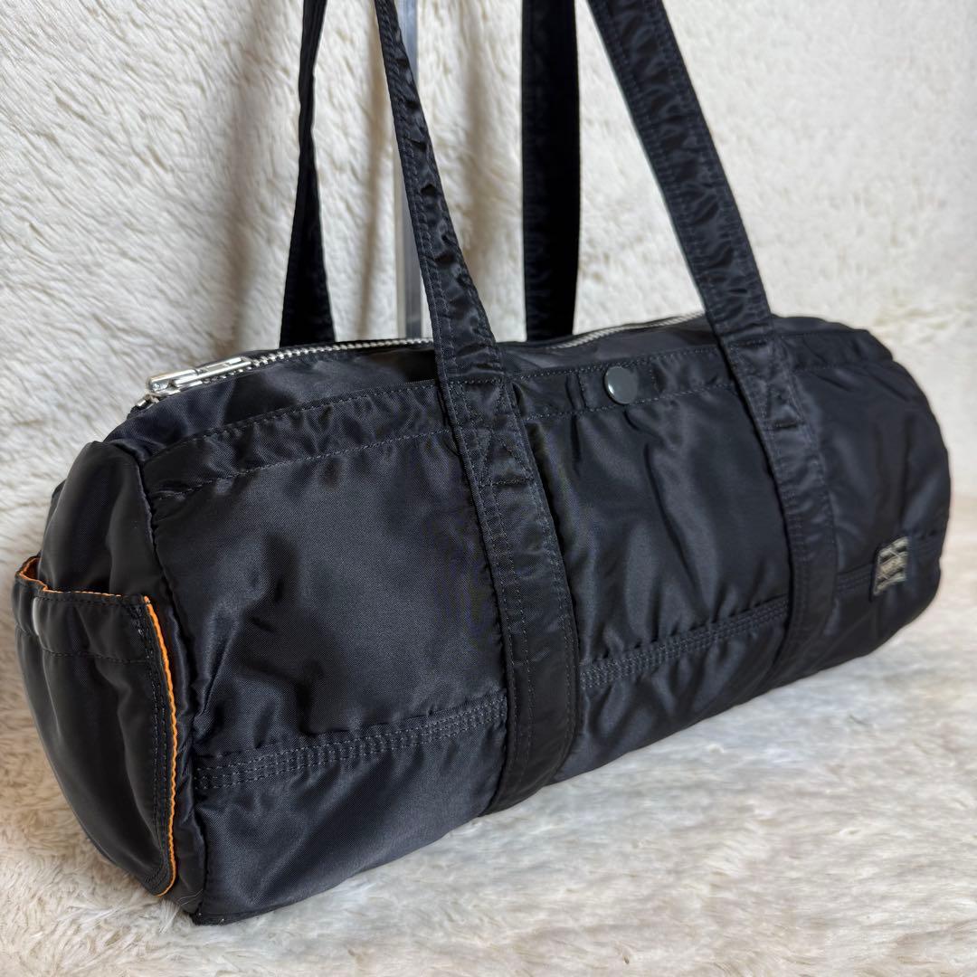極美品　PORTER　ポーター　タンカー　ミニボストンバッグ　Lサイズ　ブラック